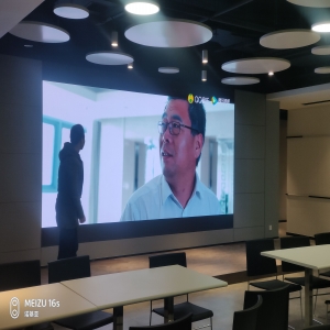 洛阳某公司p2.5 LED大屏安装